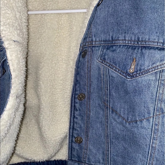 sherpa denim jacket - Picture 6 of 6